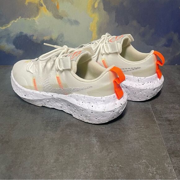 Nike Crater Impact CW2386-100 Women's Summit White Grey Fog Sneakers Size 7 - Picture 8 of 16